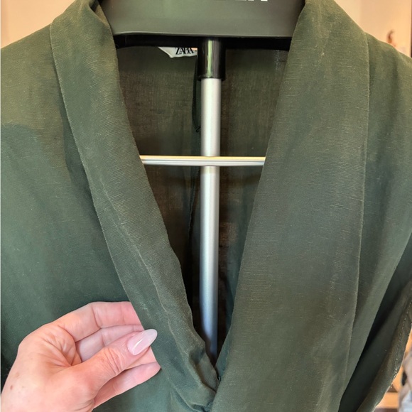 ZARA L linen dress - Picture 1 of 4